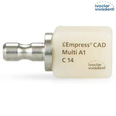 Ivoclar IPS Empress CAD Cerec/InLab MU Low TranslucencyI B1 C14 L/5 #IVO 602608